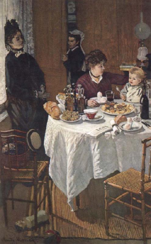 Claude Monet the Fruhstuck Norge oil painting art